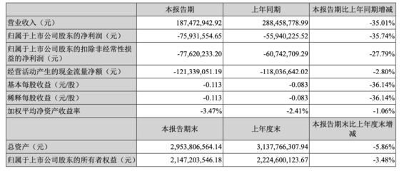 岭南控股2022年Q1营收1.87亿元 同比下降35.01%